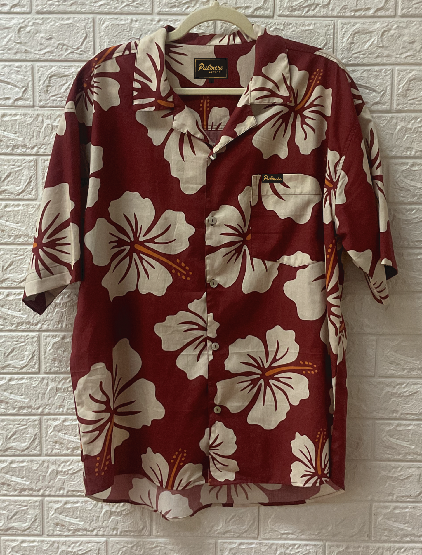 Seaside Red Button Up Shirt